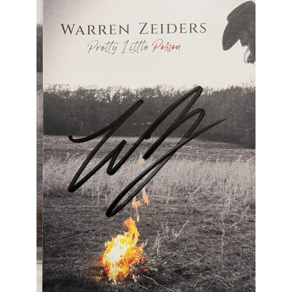 WARREN ZEIDERS Signed CD Autograph Pretty Little Poison Autographed #1 - Picture 3 of 7